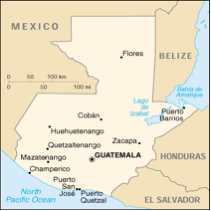 Map of Guatemala